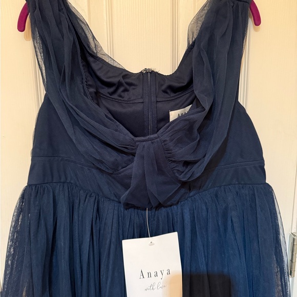 NWT Anaya With Love Navy Tulle Formal Event Gown - Picture 2 of 7